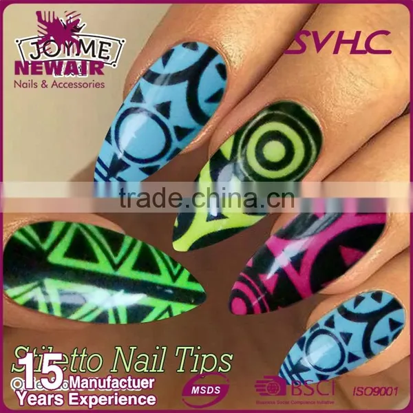 Wholesale Imported ABS Material Free Sample Artificial Nails With Glue photo-3