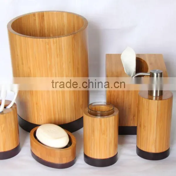 Bamboo Bathroom Accessories