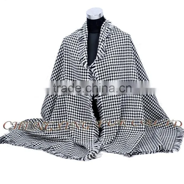 CX-B-P-32B 2015 Hot Selling Winter Warm Acrylic Cashmere Scarf photo-3