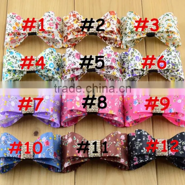 Bowknot & Heart Design Chiffon Lace Flowers Accessories for Children Hair Decoration, Dress, Hats Accessories photo-6
