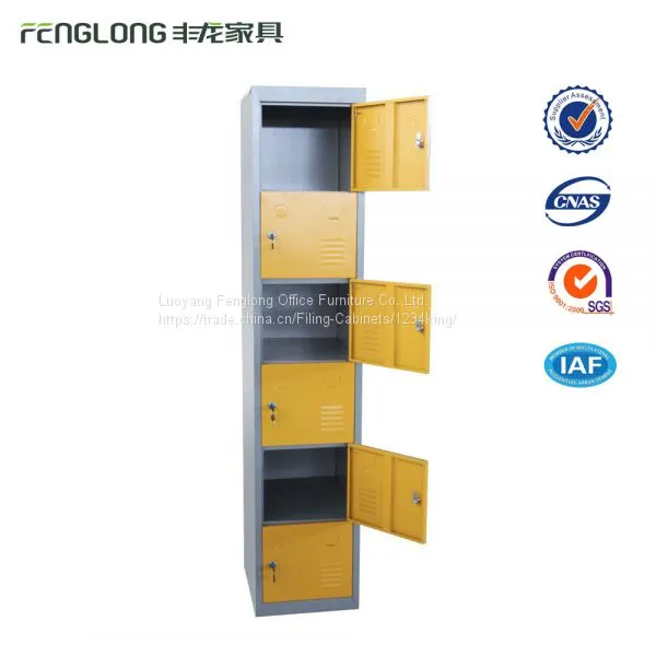 Knock Down Design Colorful 6 Door Steel Locker photo-3