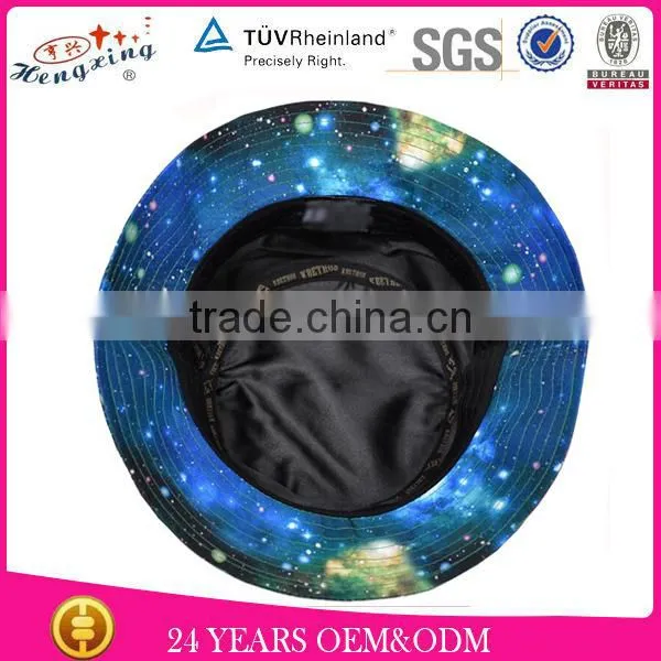 Sombrero Del Cubo Fashion Style Hat Blank Bucket Hat Cap Custom Galaxy Cheap Bucket Hat/cap photo-2