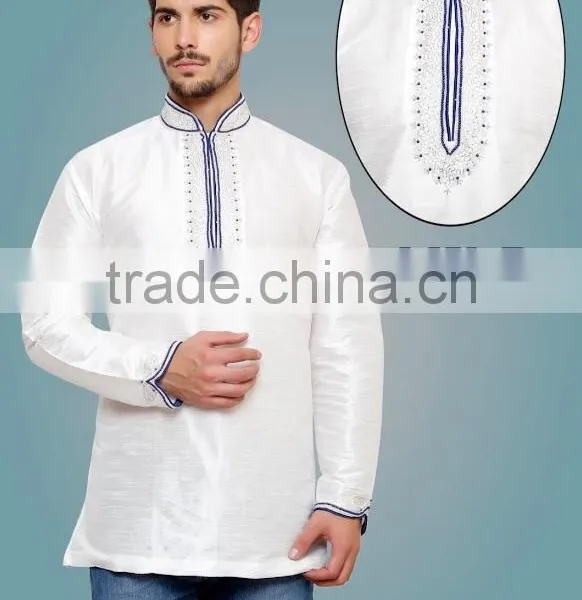 Mens Designer Embroidered Kurtis 2016