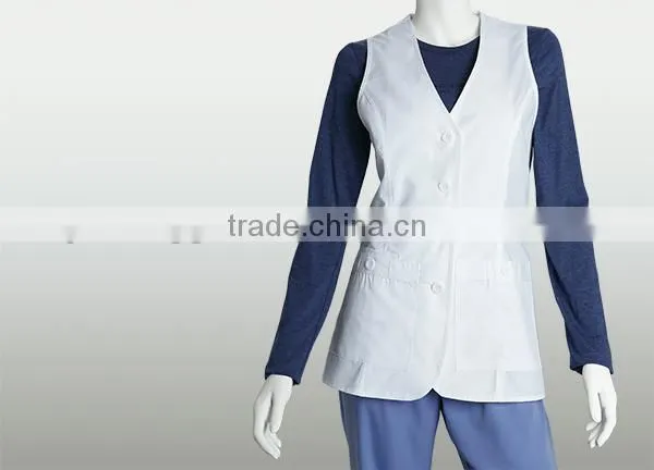 Wholesale Nurse's Uniform Fabric Nurse Uniform Vest Designs photo-2