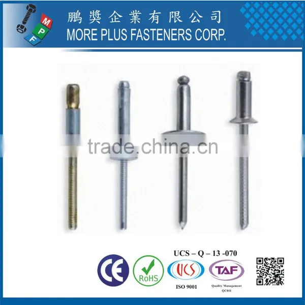 Made in Taiwan Steel Stainless Steel Copper Color Pop Special DIN 7337 Blind Flat Head Rivet photo-4