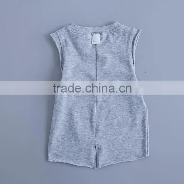 Custom Casual Little Boys Printed Vest Clothing Baby Boys Vest Sleeveless O Neck Tank Top Shirts photo-6