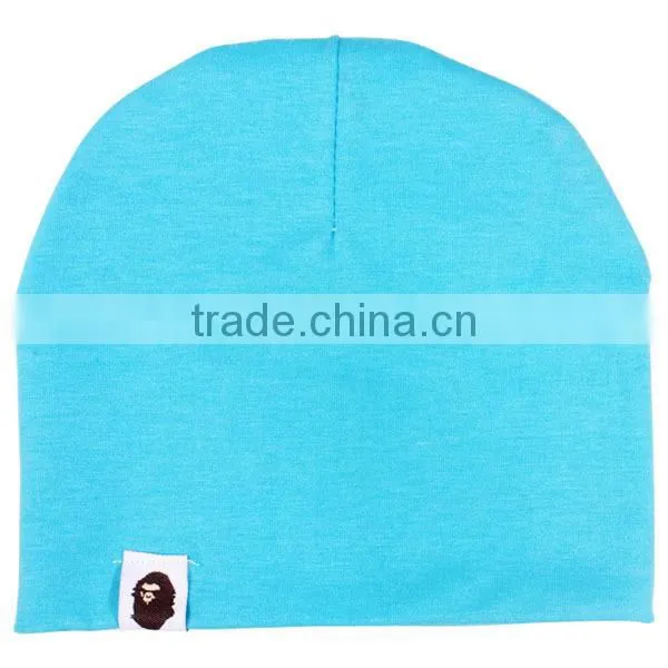 Wholesale Plain Knit Cotton Baby Beanie Hat photo-2