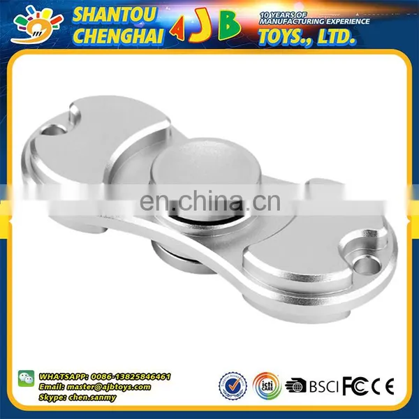Small Size Simple Style One Hand Metal Spinner Fidget Toy
