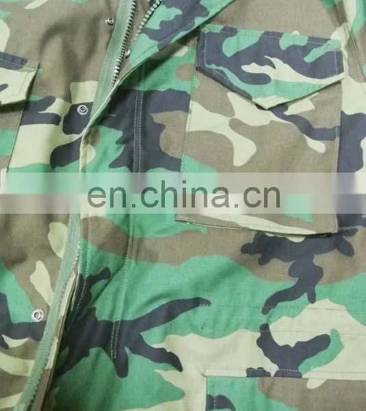 Hot Sale Army Woodland Camouflage Military Army M65 Jacket photo-6