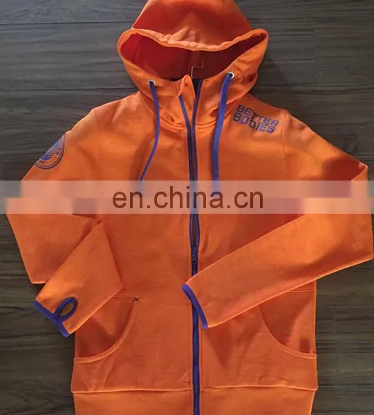Full Zipper Hooded Sweatshirt 100%Polyester Mens Sweatshirt Custom Unisex Sweatshirt Hoodies China photo-2