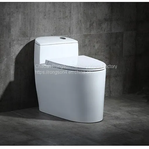 Manufacturer New Deisng Big Size Ceramic Bathroom Sanitary Ware White One Piece Toilet photo-3