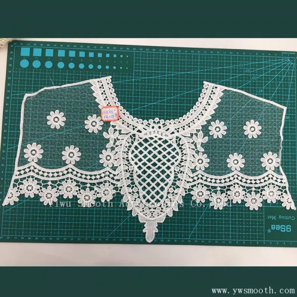 Cotton Crochet Necklace Embroidery Lace Collar Fabric Textile Garment Accessories photo-3