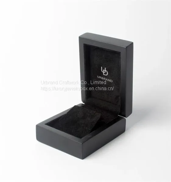 Custom Wooden Box Manufacturers Wooden Gift Box For Ring Pendant Necklace photo-2