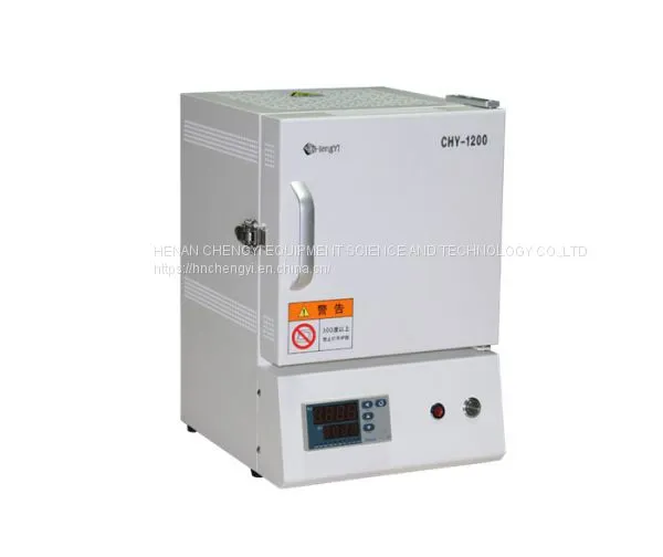 CHY-M1210 Labooratory 1200c Muffle Furnace With 1L Capacity( 100*100*100mm) Desktop Muffle Furnace Manufacturer