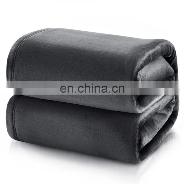 Durable Comfy King Size Winter Flannel Fleece Blanket For Office photo-7