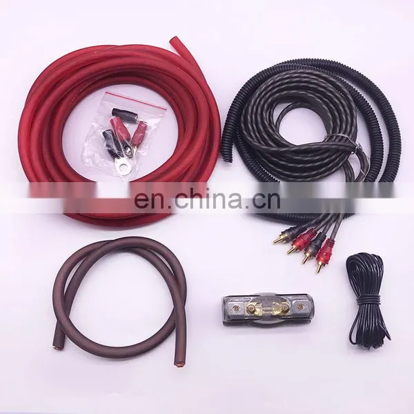China Manufacturer AWG Standard Power Wire Car Audio Cable Kit Car Amplifier Wiring Kit photo-3