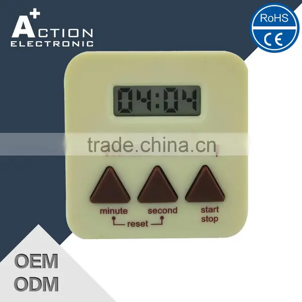 Ce Certified 2015 New Design Shaped Fruit Kitchen Sticker Timer