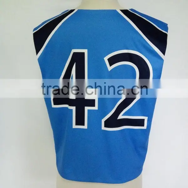 100%polyester Men's Baseball Reversible Sublimation Print Tank Top photo-2