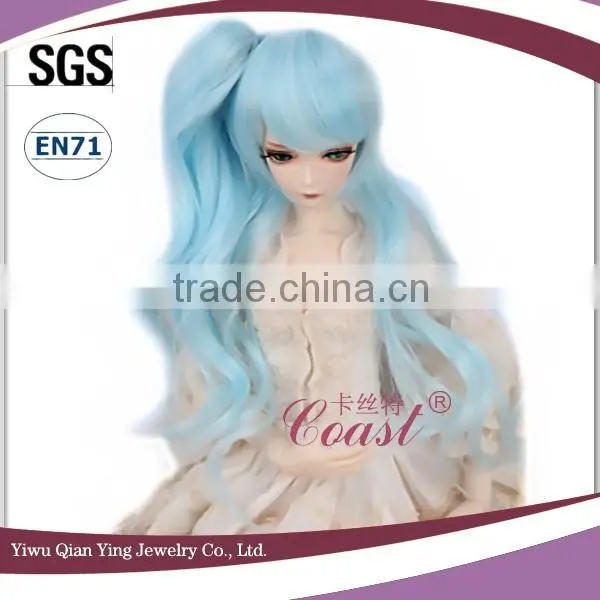 Long Curly Fashion Powder Pink 1 BJD Doll Wigs photo-2