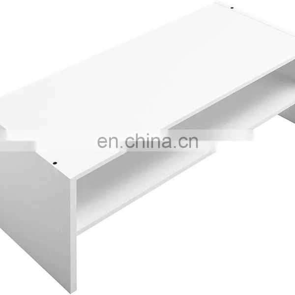 Wholesale Modern Indoor Wood Living Room Bathroom Storage Shelf Wooden 2 Tier Shoe Racks photo-4