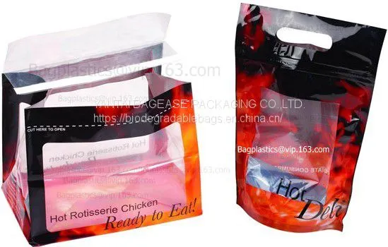 ROTISSERIE CHICKEN BAGS, MIRCOWAVE POUCH, HOT ROAST BAG, FRESH FRUIT VEGETABLE PACKAGING, CHERRY PAC photo-5