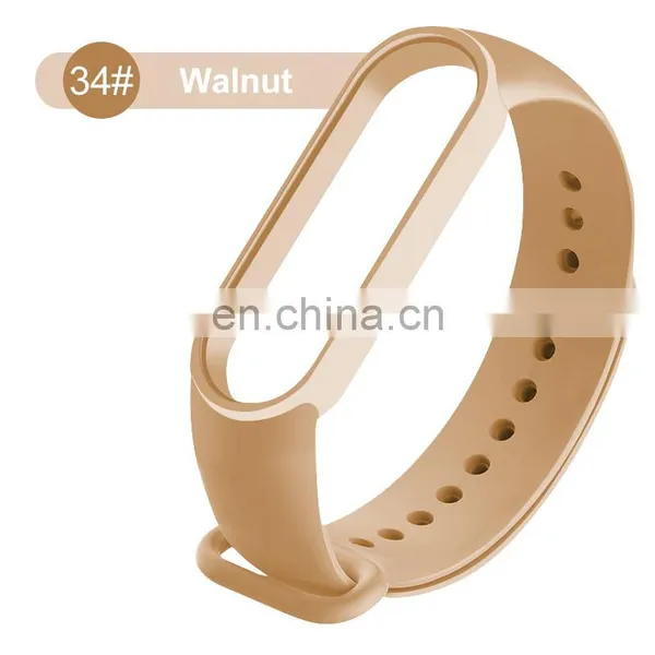 M5 Factory Wholesale Silicone Watch Strap Band For mi 5 6 Fit For Smart Watch Mi Band Strap Silicone For Mi Band 6 photo-2