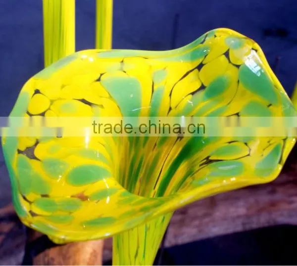 Handmade Murano Glass Lotus for Pond Decor photo-3