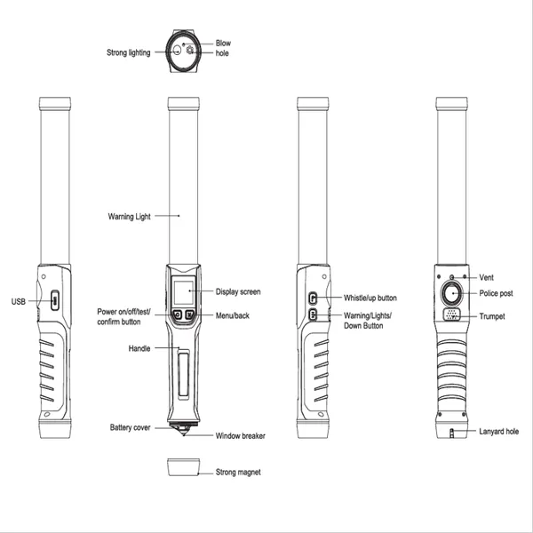 Digital Breath Alcohol Wand Tester SA02 photo-2
