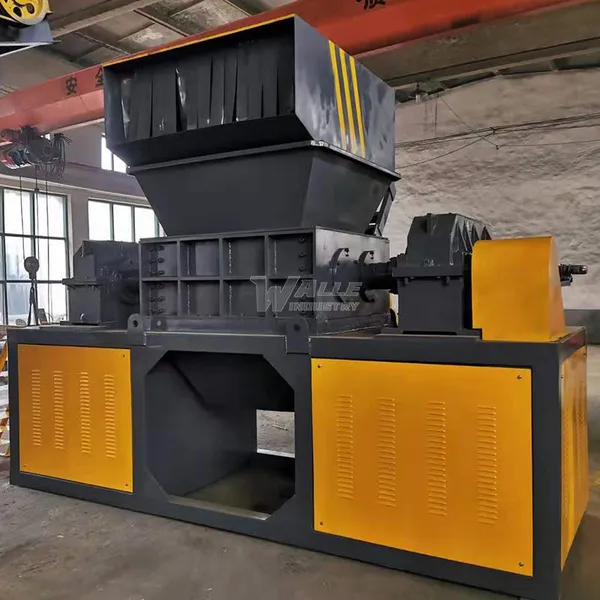 Horizontal Beverage Can Dual-Shaft Shredding Production Line | Oil Drum Dual-Shaft Shredding Equipment photo-2