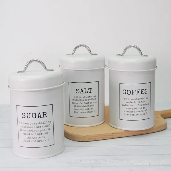 Factory Direct Supply Amazon Best-selling Coffee, Sugar and Tea Storage Cans, Kitchen Storage Tin Cans photo-4