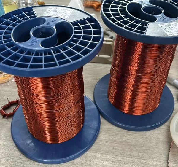 0,2mm - 8,0mm Fio Magnético de Alumínio Enamelado Sólido com Boa Adesão ao Choque Térmico e Flexibilidade, Fio de Enrolamento Isolado