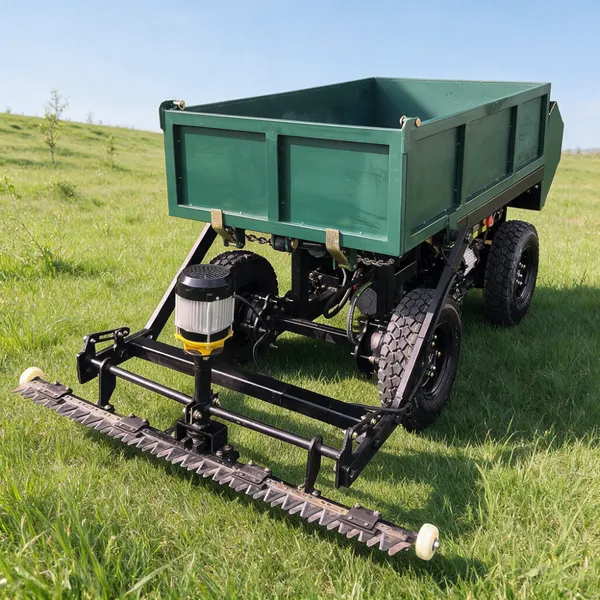 Remote Control Sickle Bar Grass Mower Self Propelled Agricultural Cutting Machine for Vegetation Management