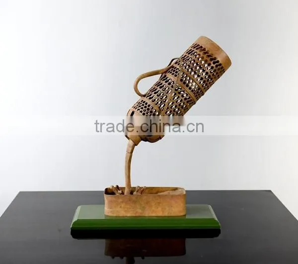 Home Decoration Bronze Pour Coffee Statue Modern Sculpture Patented photo-4