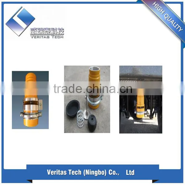 4inch Painted or Polished Dump Blow off Valve Die Cast,painted,with a Clamp for Water Truck photo-6