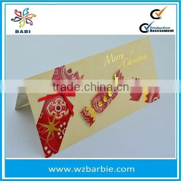 High Quality 2015 Merry Christmas Hand-creafted Card