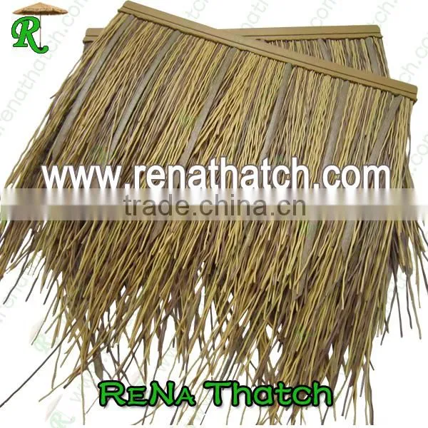 Cheap Plastic Synthetic Thatch Roofing House photo-5