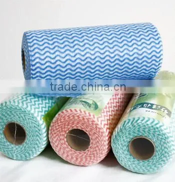 HOT SALE Disposable Wave Spunlace Nonwoven Absorbent Towel