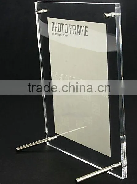 Promotional Acrylic Transparent Photo Frame With Metal Screw photo-2