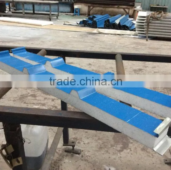 1040# Sky-blue Color Polystyrene Sandwich Panel for Roof photo-2