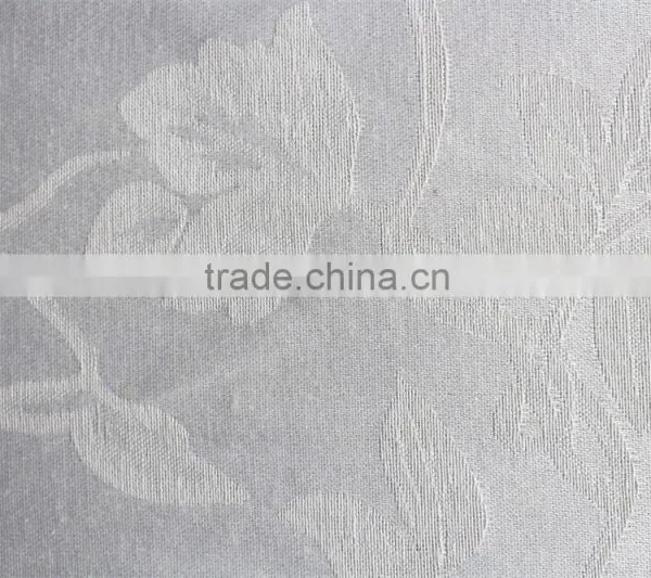 T/C Popular Jacqured White Cheap Table Cloth photo-3