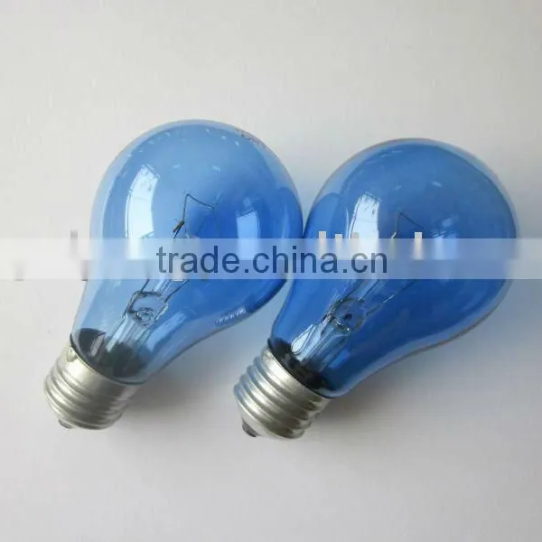 60W A60 Transparent Blue Bulb