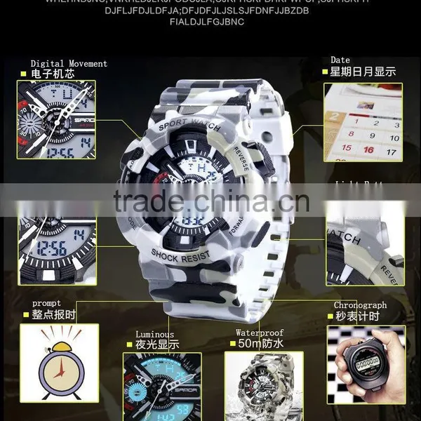 Original G Type Digital-Watch Army Military Shock Watch Male Watch Sports LED Digital Clock Men Relogio Masculino photo-3