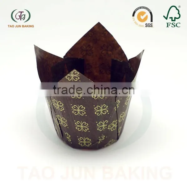 Greaseproof Paper Tulip Cake Tool Holder Cupcake Wrapper photo-3