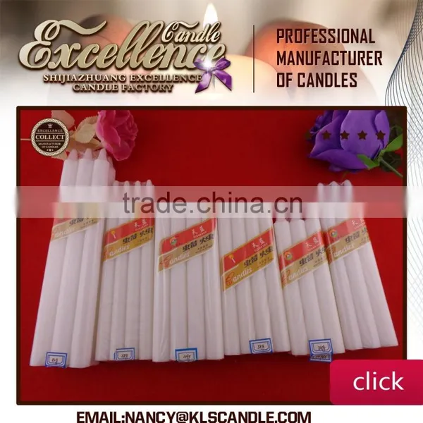 Africa Market 450g Velas Brancas/ White Flute/stick Candle/ Bougies photo-2