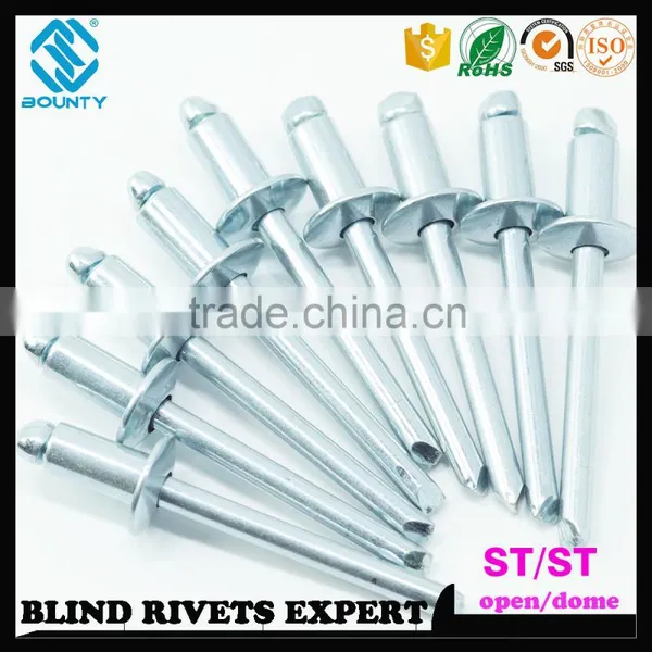 HIGH QUALITY ISO 15979 STEEL RIVET BODY STEEL MANDREL STEEL/STEEL RIVETS photo-3