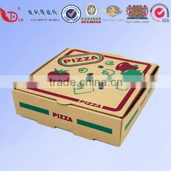 Hot Sale Custom Colorful Corrugated Paper 7/9/10 Inch Pizza Box Custom Black Food-grade Pizza Boxes photo-3