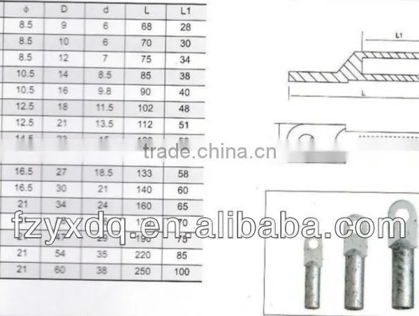 DT DL Series Copper&aluminium Connecting Terminal photo-2