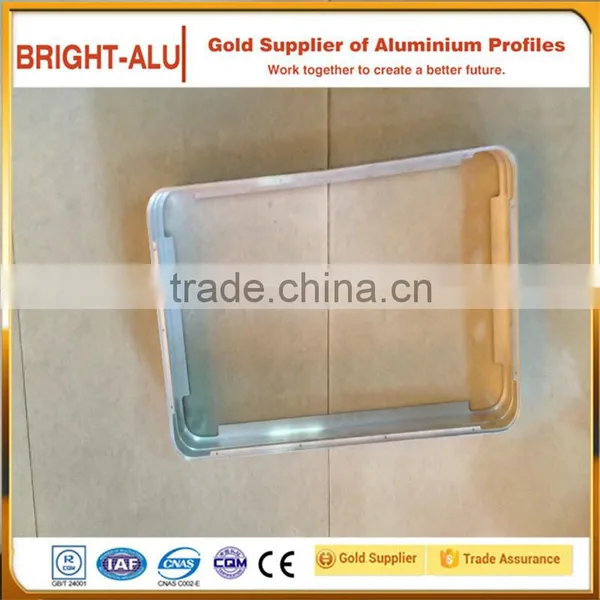 6000 Series Silver Anodized Aluminum Extrusion 90 Degree Bend Frame Profile photo-5
