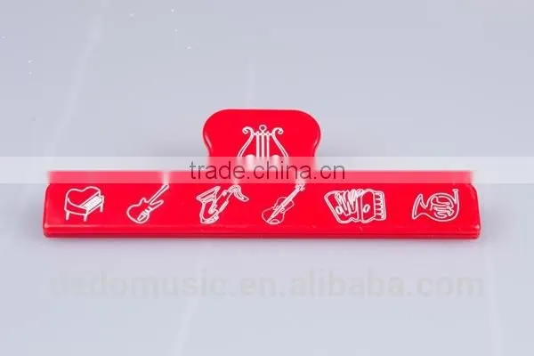 Made In China Promotion Music Note Office Stationery Plastic and Metal Clips for File. photo-2