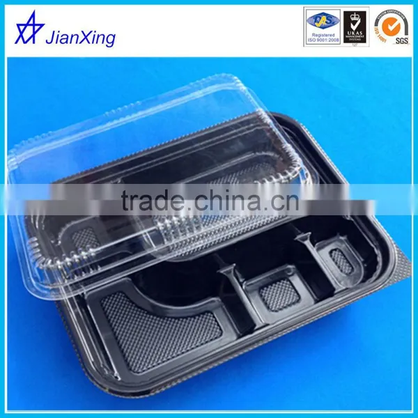Microwaveable Disposable Plastic Bento Lunch Box With Compartments photo-6